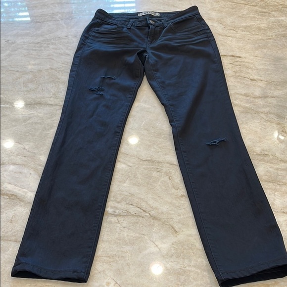 J Brand Curvy Fit Cigarette Leg Jeans (Distressed) | Shadow Black | 29 Waist‎ - Picture 2 of 14